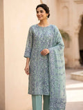 Feroza Mint Chiffon 2-Piece Unstitched suit